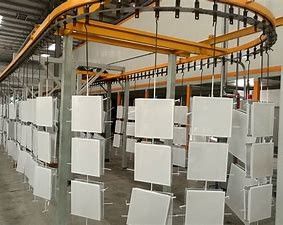 TS16949 Fren Disk Püskürtme Elektrostatik Kaplama Ekipmanları Enerji Tasarrufu