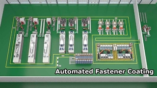 Dijital Akıllı Kaplama Hattı, Tam Otomatik: Temizleme, Kumlama, Kaplama, Sinterleme